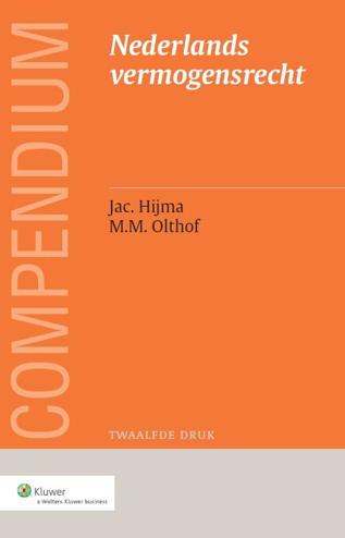 9789013122022 - Compendium van het Nederlands vermogensrecht