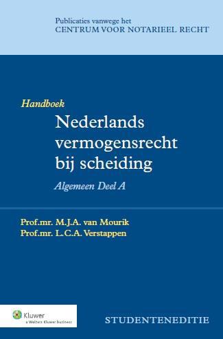 9789013123234 - Handb.Nederl. vermogensrecht bij scheiding Algemeen Deel A Studentened