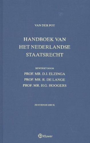 9789013126464 - Handboek van het Nederlandse staatsrecht