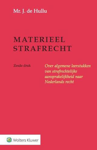 9789013128840 - Materieel strafrecht
