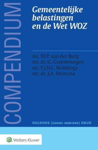 9789013130775 - Compendium Gemeentelijke belastingen en de Wet WOZ
