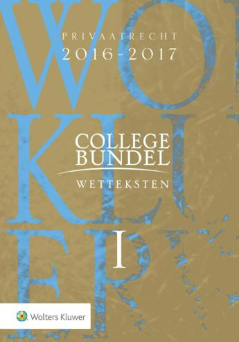 9789013136258 - Collegebundel Privaatrecht Publiekrecht Limited Edition 2016/2017