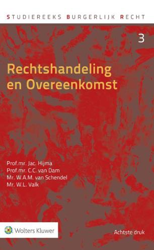 9789013137293 - Studiereeks burgerlijk recht Rechtshandeling en Overeenkomst