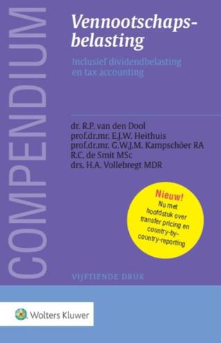 9789013137408 - Compendium Vennootschapsbelasting