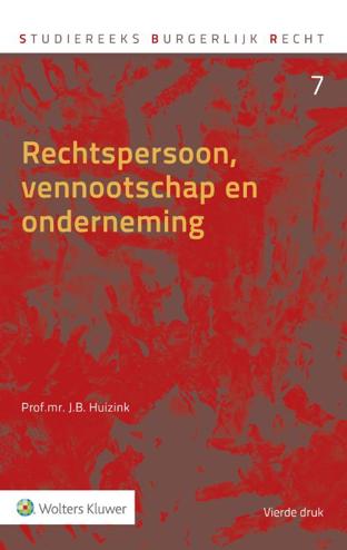 9789013137415 - Rechtspersoon, vennootschap en onderneming
