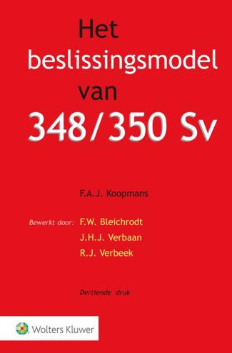 9789013137651 - Het beslissingsmodel van 348/350 Sv