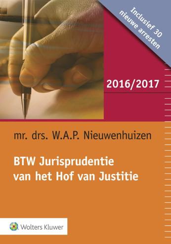 9789013137736 - BTW Jurisprudentie van het Hof van Justitie EU 2016-2017