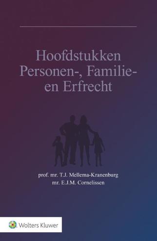 9789013139839 - Hoofdstukken personen-, familie- en erfrecht