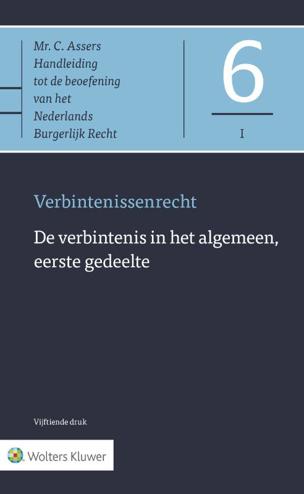 9789013140026 - Asser 6-I De verbintenis in het algemeen, eerste gedeelte