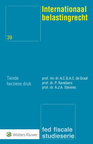 9789013140170 - Internationaal belastingrecht