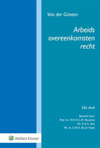 9789013142464 - Arbeidsovereenkomstenrecht