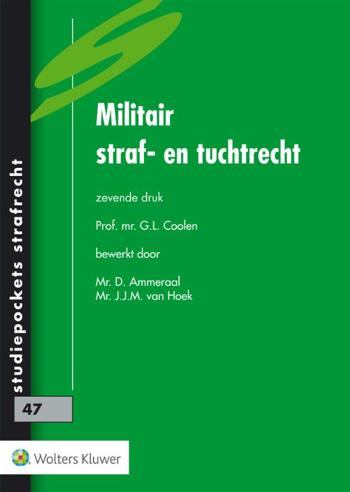 9789013146967 - Militair straf- en tuchtrecht