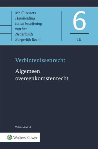 9789013149876 - Asser 6-III Algemeen overeenkomstenrecht