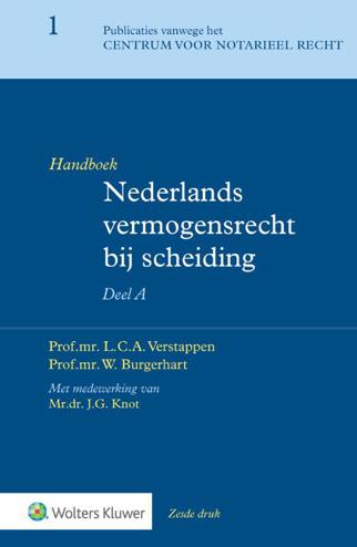 9789013150490 - Handboek Nederlands vermogensrecht bij scheiding Deel A