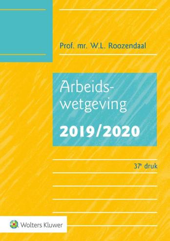 9789013152364 - Arbeidswetgeving 2019/2020