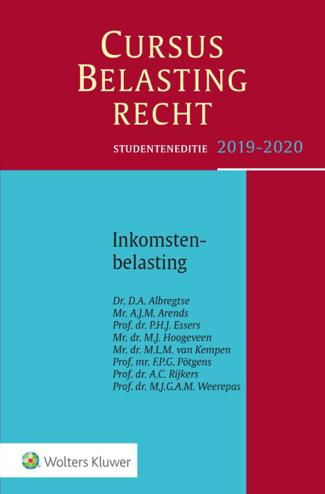 9789013153316 - Studenteneditie Cursus Belastingrecht Inkomstenbelasting 2019-2020