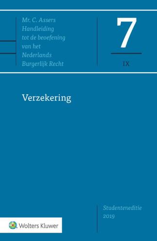 9789013154771 - Asser 7-IX verzekering studenteneditie