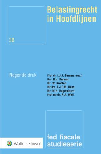 9789013156270 - Belastingrecht in Hoofdlijnen