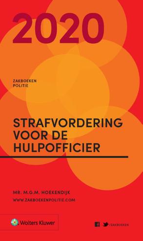 9789013157116 - Zakboek Strafvordering voor de Hulpofficier 2020