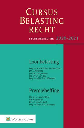 9789013157956 - Studenteneditie Cursus Belastingrecht Loonbelasting/Premieheffing 2020-2021