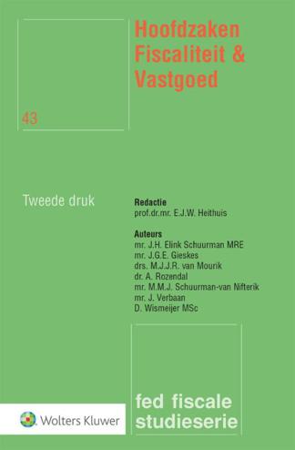 9789013158175 - Hoofdzaken Fiscaliteit & Vastgoed