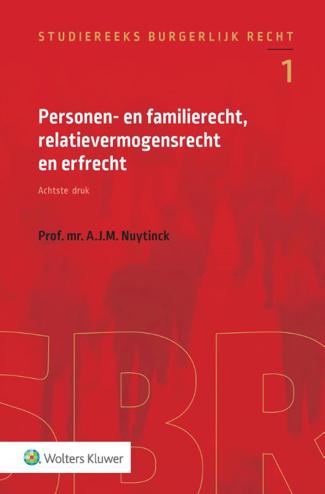 9789013158694 - Personen- en familierecht, huwelijksvermogensrecht en erfrecht