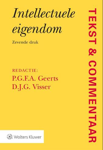 9789013162608 - Tekst & Commentaar Intellectuele eigendom