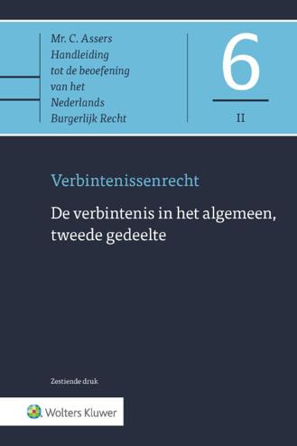 9789013164114 - Asser 6-II De verbintenis in het algemeen, tweede gedeelte