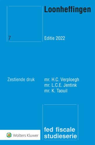 9789013165302 - Loonheffingen 2022