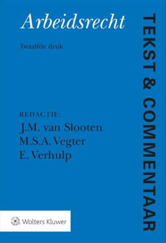 9789013166415 - Tekst & Commentaar Arbeidsrecht
