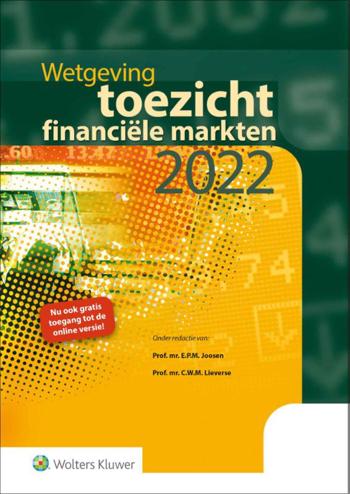 9789013166996 - Wetgeving toezicht financiele markten 2022