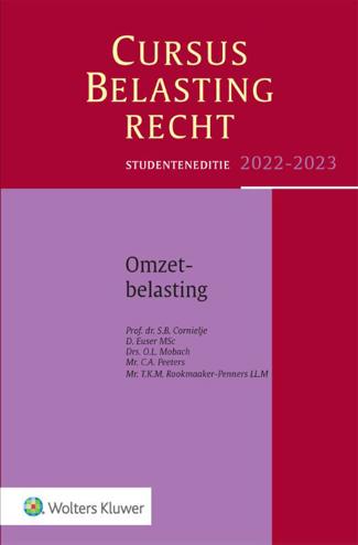 9789013168020 - Studenteneditie Cursus Belastingrecht Omzetbelasting 2022-2023