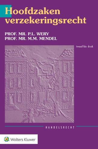 9789013168853 - Hoofdzaken verzekeringsrecht