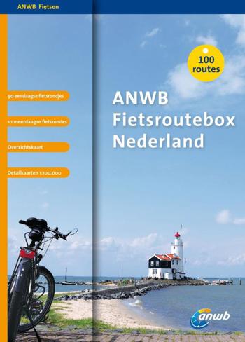 9789018032357 - Anwb fietsroutebox nederland + kaarten