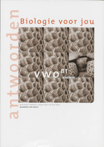 9789020853599 - Biologie voor jou antwoordenboek vwo b1