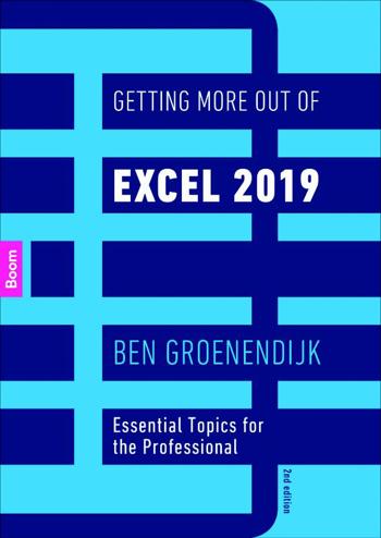 9789024402281 - Getting More Out of Excel 2019