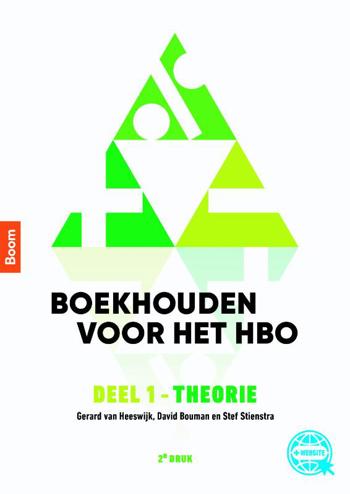 9789024424788 - Boekhouden voor het hbo deel 1. Theorie (tweede druk)