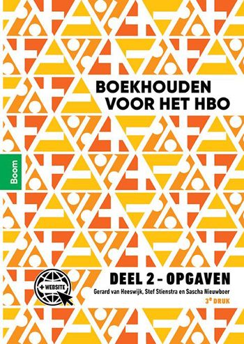 9789024427857 - Boekhouden voor het hbo Opgaven deel 2