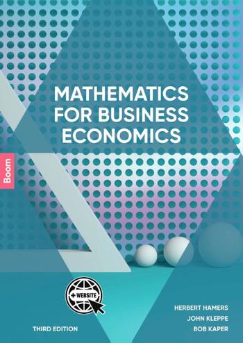 9789024428427 - Mathematics for Business Economics