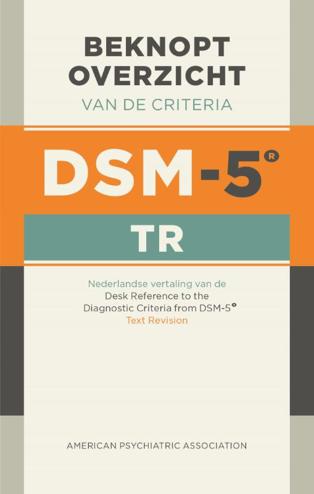 9789024449804 - Beknopt overzicht van de criteria van de DSM-5-TR (paperback)