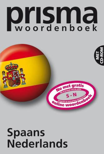 9789027497895 - Prisma woordenboek spaans-nederlands (+ cd-rom)
