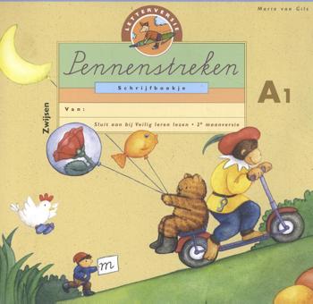 9789027665010 - Pennenstreken a1 schrijfboekje letterversie (2e maanversie)