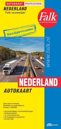 9789028701007 - Falk autokaart Nederland professional