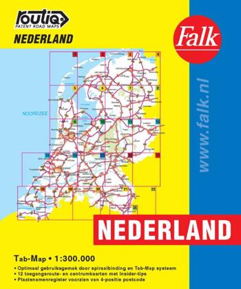9789028715073 - Falk autokaart Nederland routiq editie 2015-2016