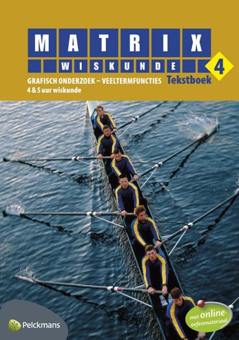 9789028973411 - Matrix wiskunde 4 telprobl rijen kansr 4/5u tb(+corr+OLT+hl)
