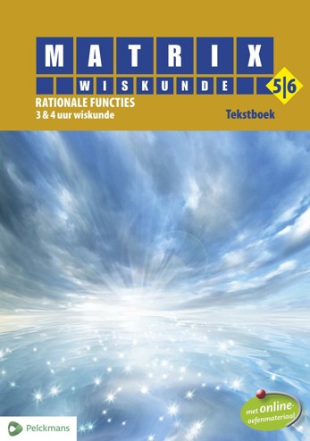 9789028986251 - Matrix wiskunde 5/6 rat funct 3/4u tb (+ bekn corr.sl + OLT)