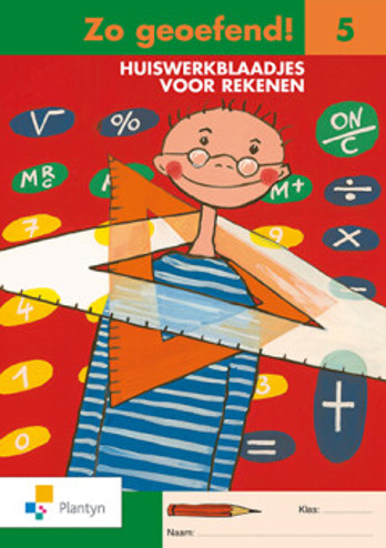 9789030120308 - Zo geoefend! 5 huiswerkblaadjes voor rekenen (a 5 ex)