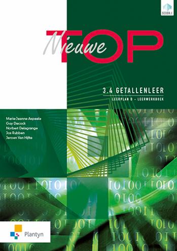 9789030121534 - Nieuwe top 3.4 getallenleer lp d leerwerkboek (incl onl ict)