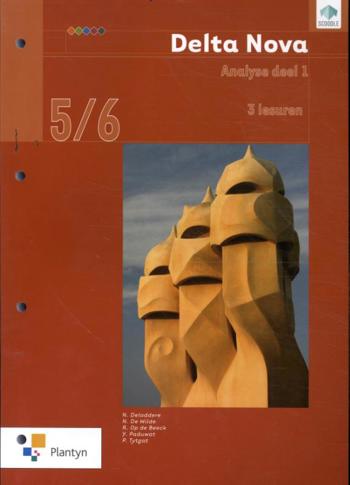 9789030134961 - Delta nova 5/6 analyse deel 1 leerwerkboek 3u (+ online ict)
