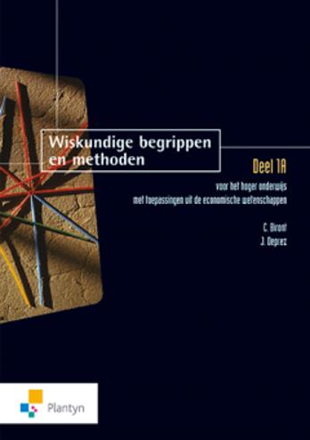 9789030136866 - Wiskundige begrippen en methoden deel 1A